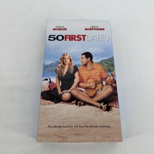 50 First Dates (VHS, 2004) Adam Sandler, Drew Barrymore, Dan Aykroyd